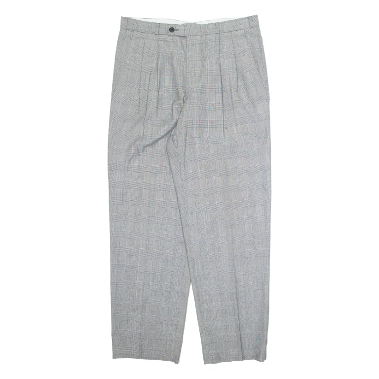 Chino Mens Trousers White Regular Straight W32 L31