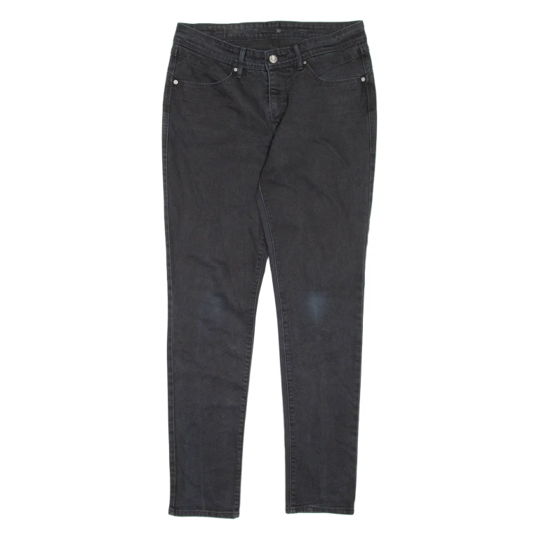 LEVI'S Mid Rise Womens Jeans Black Regular Skinny W30 L31