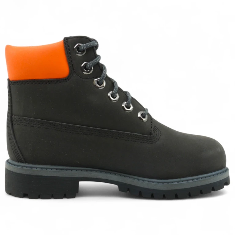 Grade School 6 Inch Premium Boot Gs Gunmetal Boots