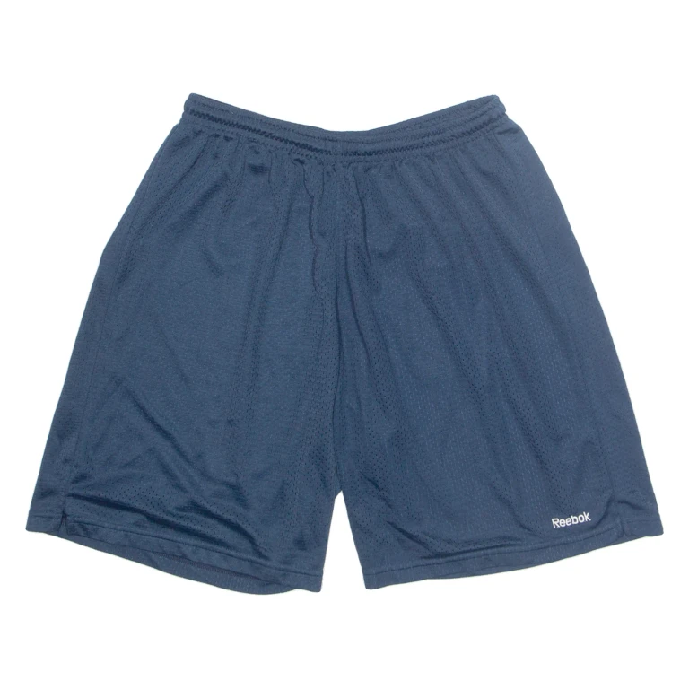 REEBOK Mens Sports Shorts Blue Relaxed XL W31