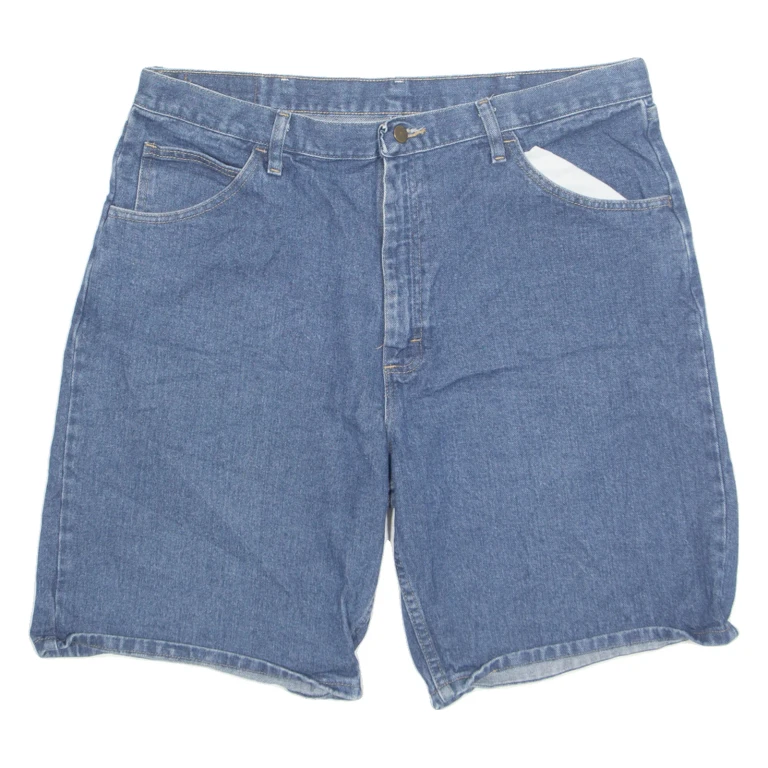 WRANGLER Mens Denim Shorts Blue XL W38