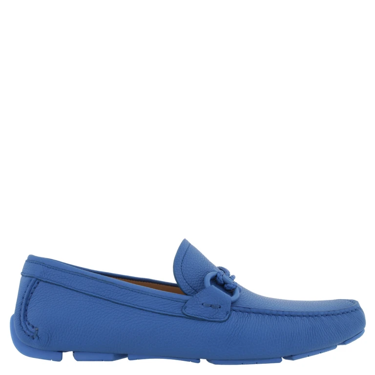Gancini Ornament Loafers, Size 9 EE