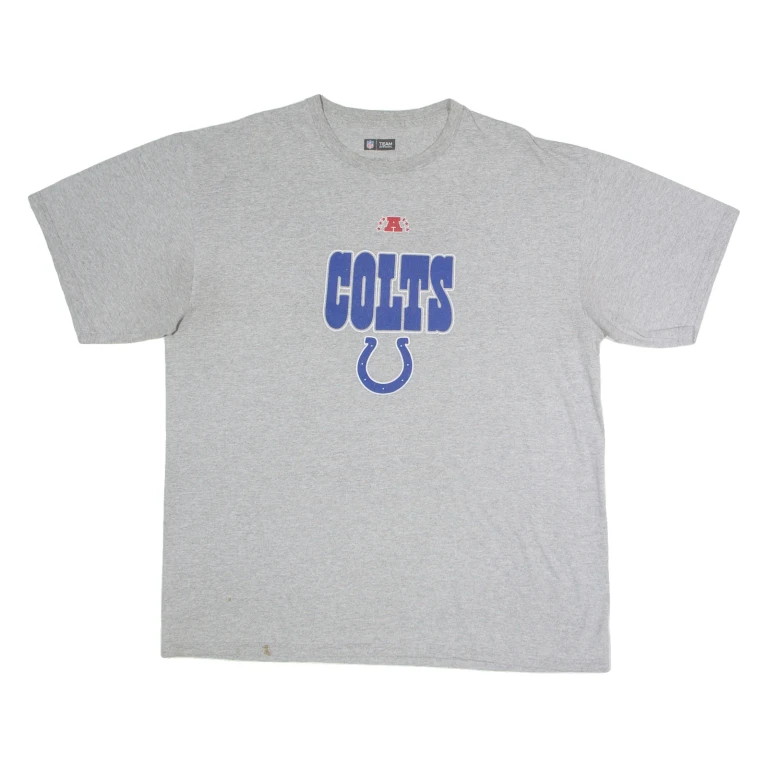 NFL Indianapolis Colts Mens T-Shirt Grey USA XL