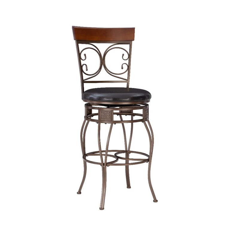Bria Bronze Big and Tall Barstool
