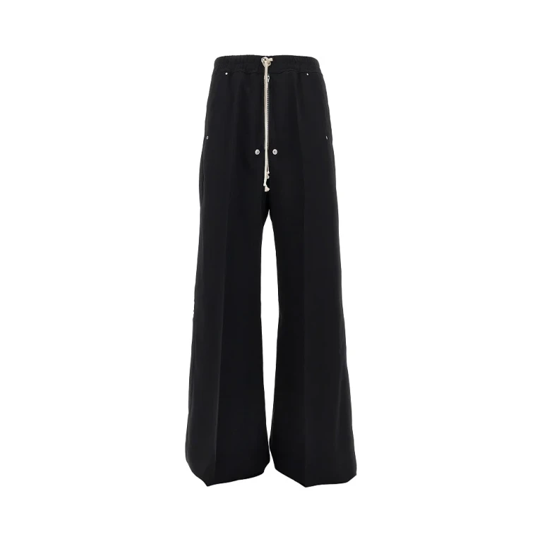 Wool canvas Wide Bela pants Man 46