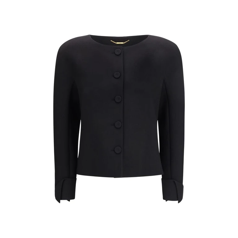Chloé Black Wool Oves Aries Jacket Clothing - Women