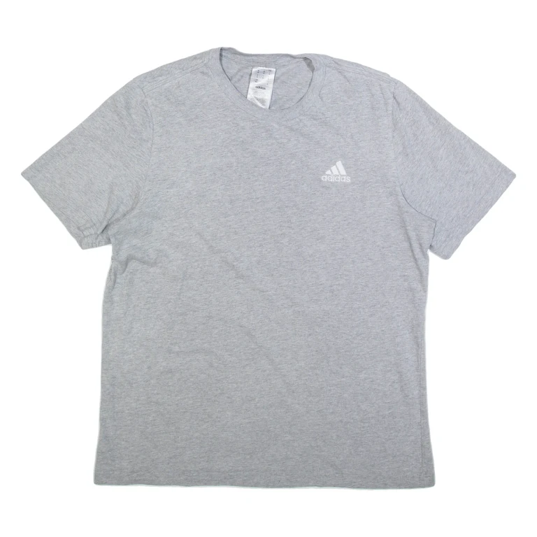 ADIDAS Mens T-Shirt Grey M