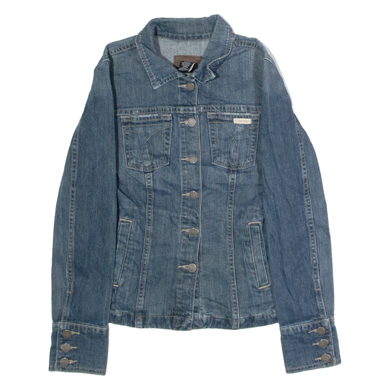 CALVIN KLEIN JEANS Womens Denim Jacket Blue M