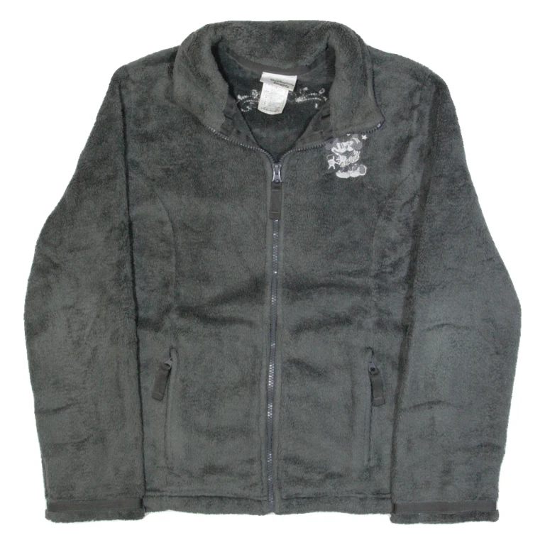 DISNEY Minnie & Mickey Womens Fleece Jacket Grey S
