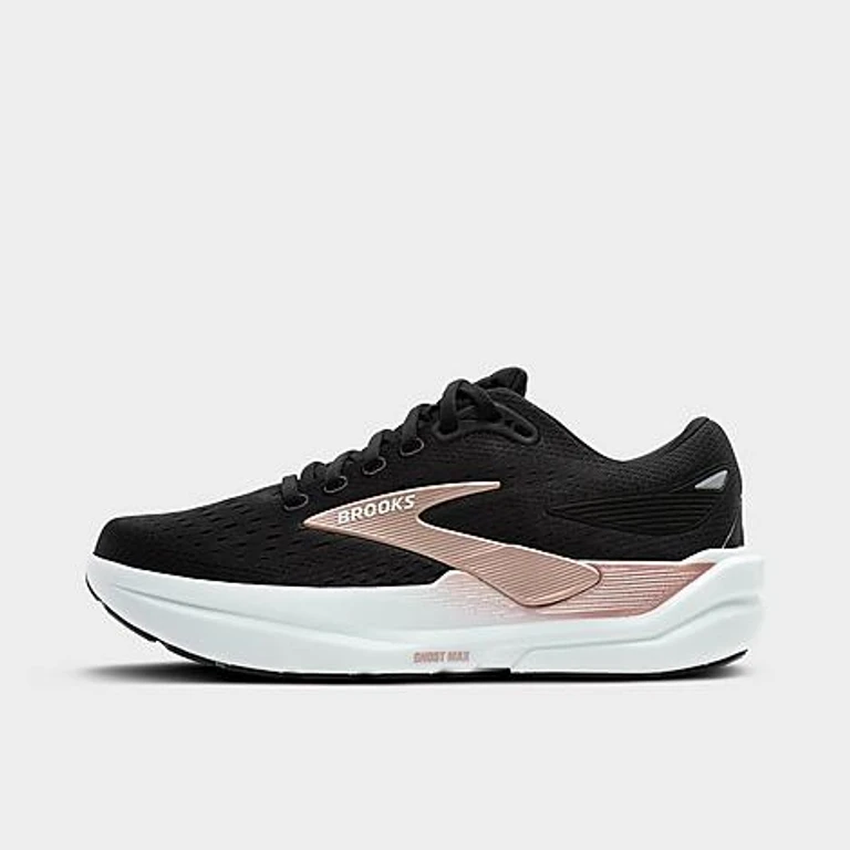Brooks Women's Ghost Max 3 Running Shoes in Black/Rose Gold Size: 5.0