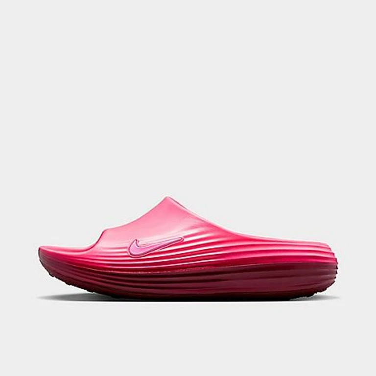 Nike Women's ReactX Rejuven8 Slide Sandals in Pink Spell/Bordeaux/Pink Spell Size: 5.0