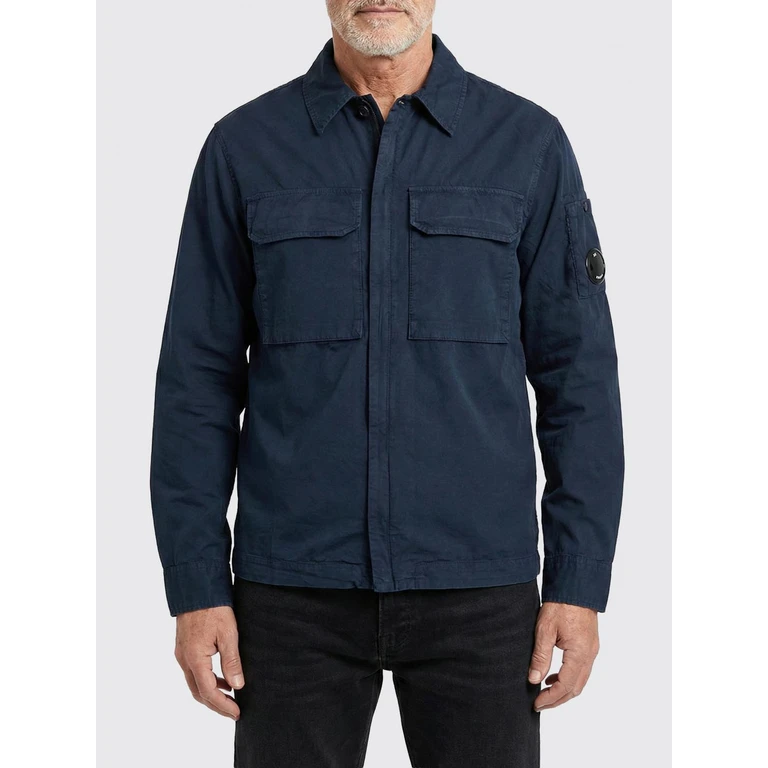 C. P. COMPANY Jacket Men color Blue (20CMOS156A110143G888)