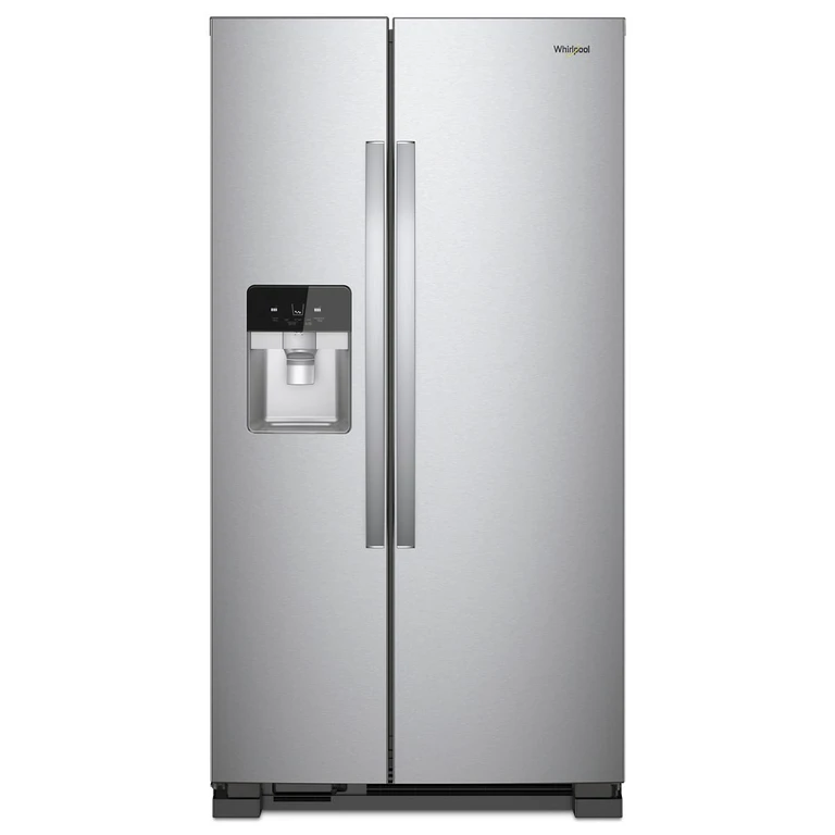 33 in. Wide Side-by-Side Refrigerator in Black 21 cu. ft. WRS321SDHB