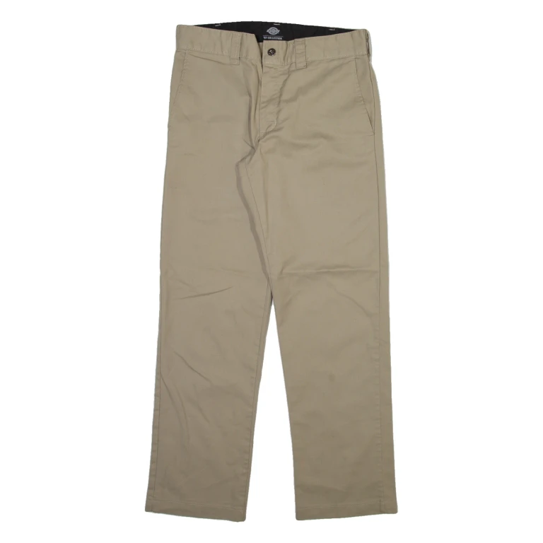 DICKIES Mens Trousers Beige Regular Straight W32 L32