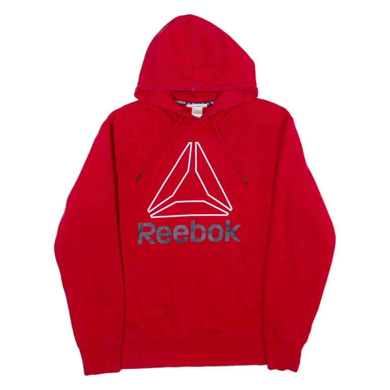 REEBOK Mens Red Hoodie S