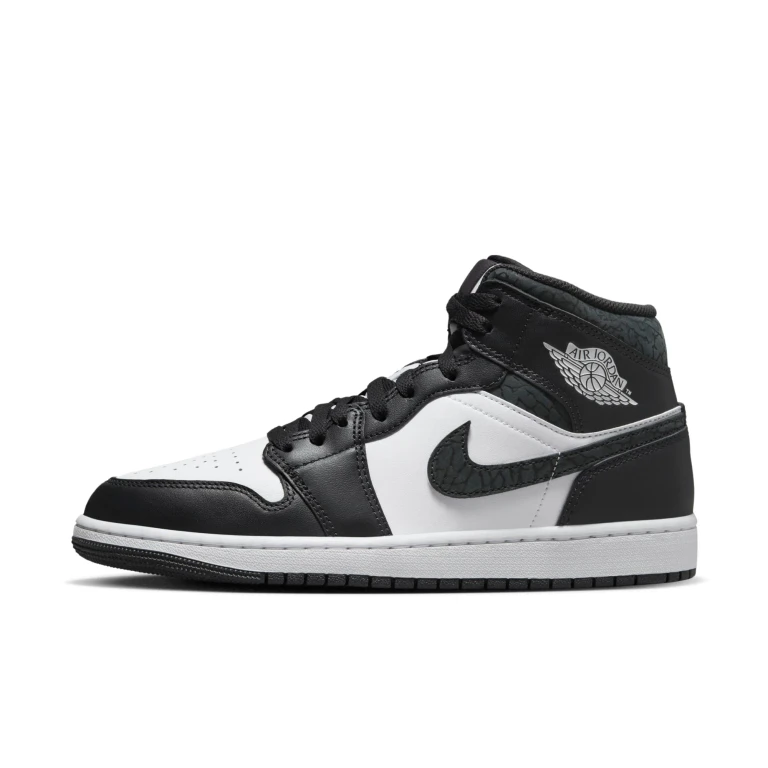 Men's Retro 1 Mid Se 'Panda Elephant' Sneakers