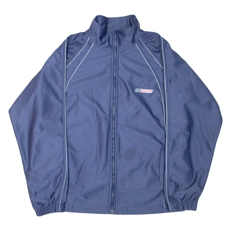 REEBOK Mens Track Jacket Blue XL