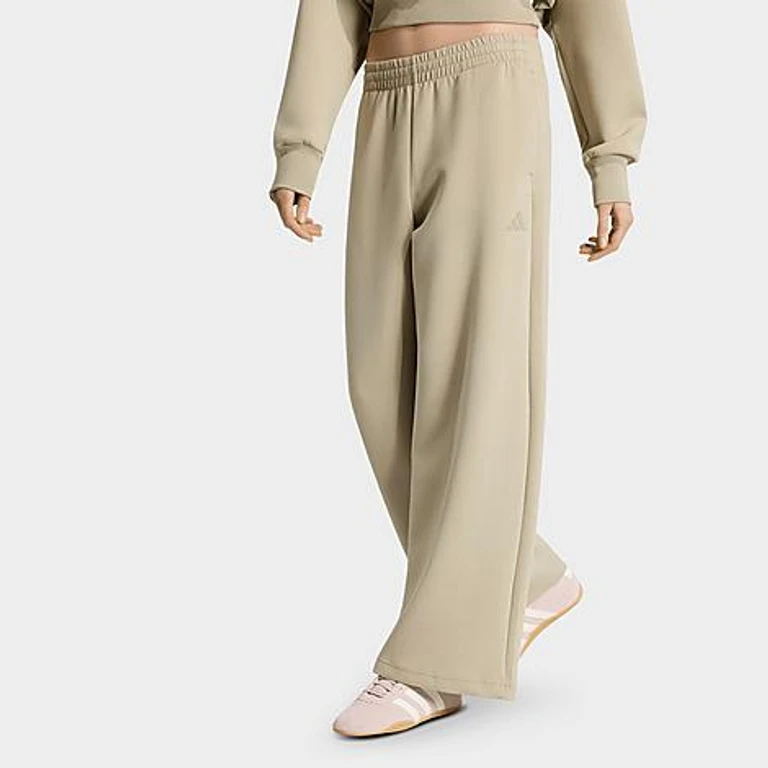 adidas Women's Sportswear Soft Lux Straight Leg Pants in Wonder Cargo Size: XS