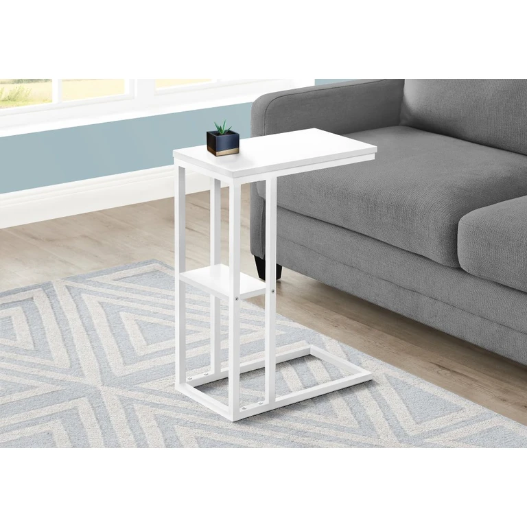 Monarch White Side Table
