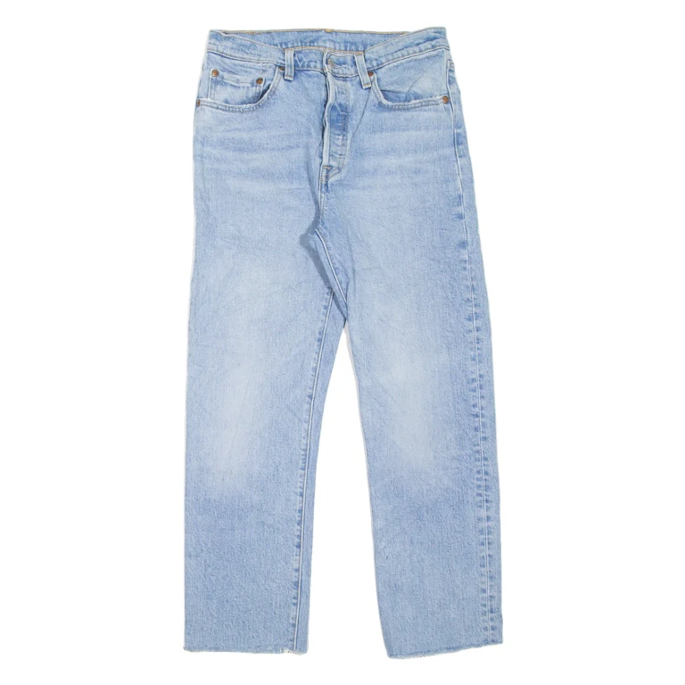 LEVI'S 501 Jeans Mens Blue Regular Straight Stone Wash W27 L25