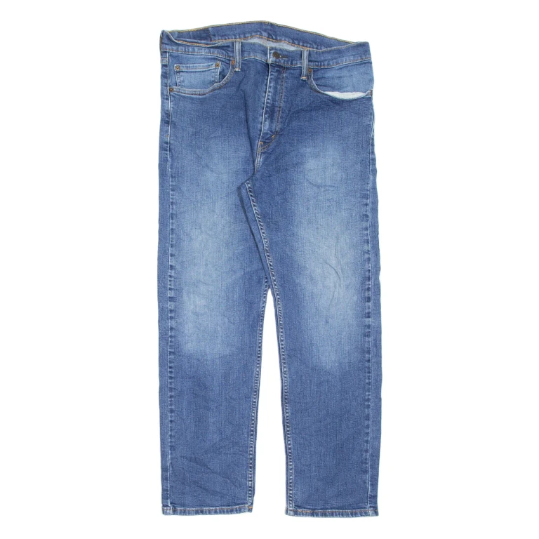 LEVI'S 505 Jeans Mens Blue Regular Straight Stone Wash W36 L30