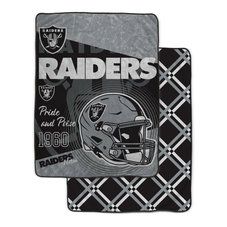 NFL Team Helmet Fleece Blanket 60x80