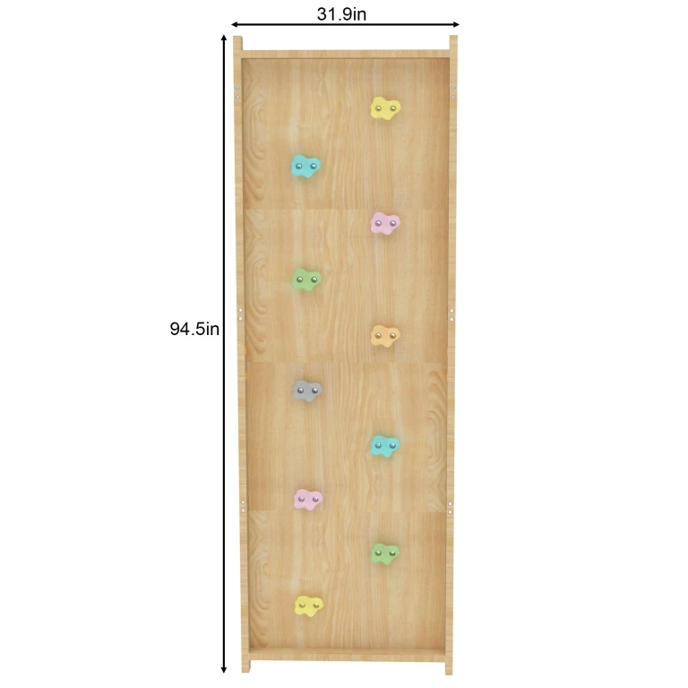 Add-On Rock Wall Panel for 95" Modular Walnut