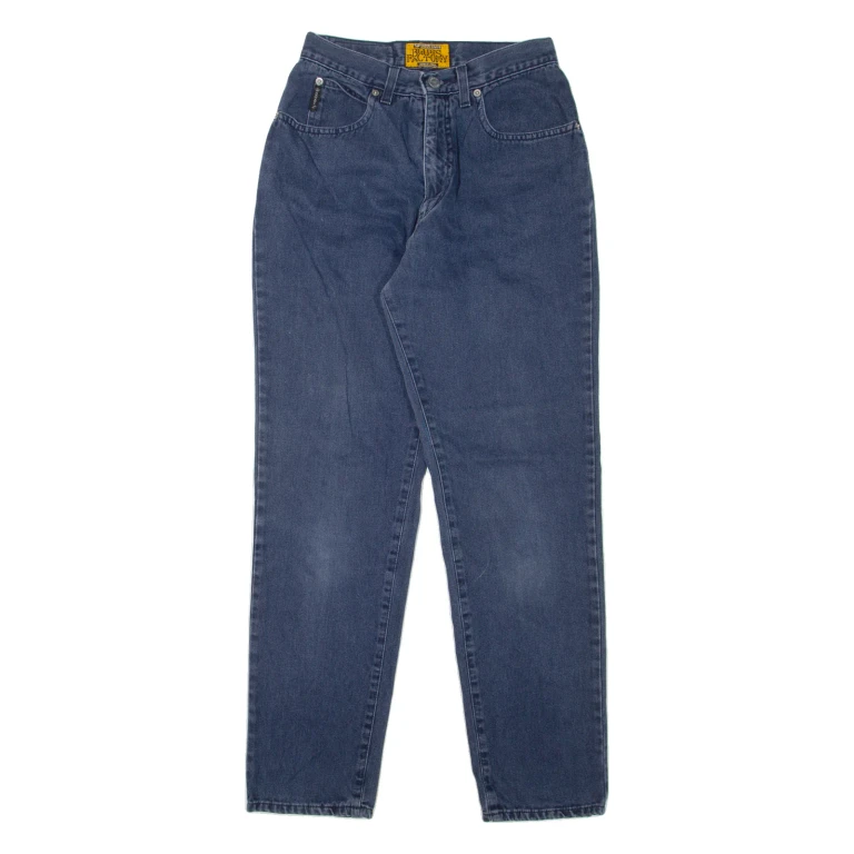 ARMANI JEANS Blue's Factory Womens Jeans Blue Regular Mom Denim W25 L29