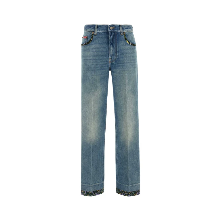 Valentino Garavani 6b0dd19x94v 558 Mediumbluedenim Exterior: Cotton Jean