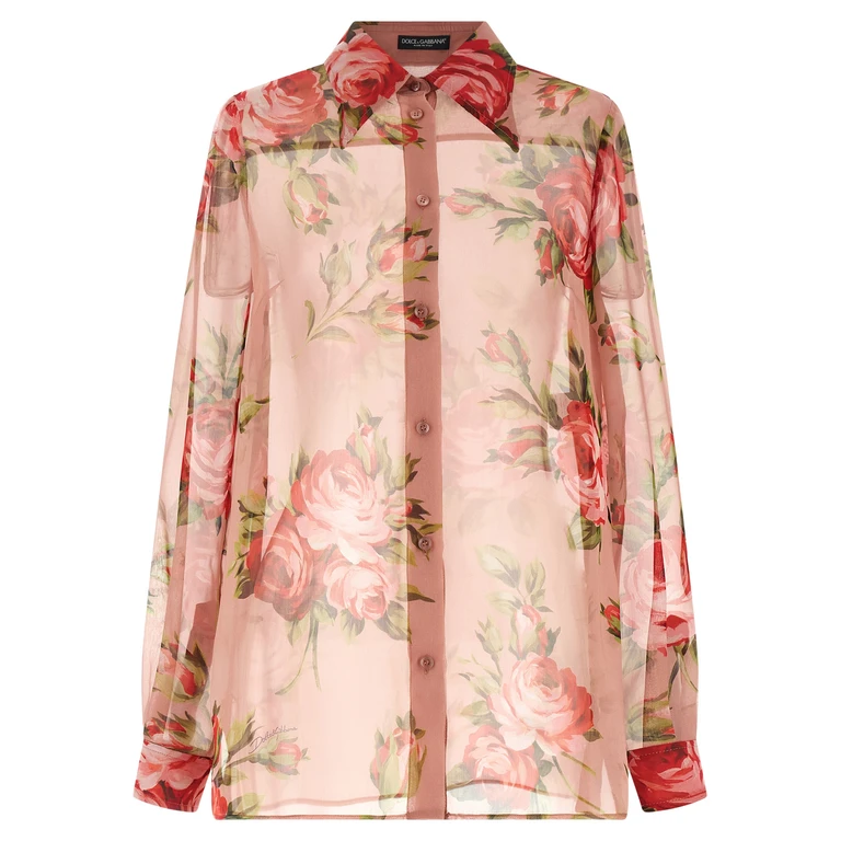 Dolce & Gabbana Multicolor Silk Blouse - Women