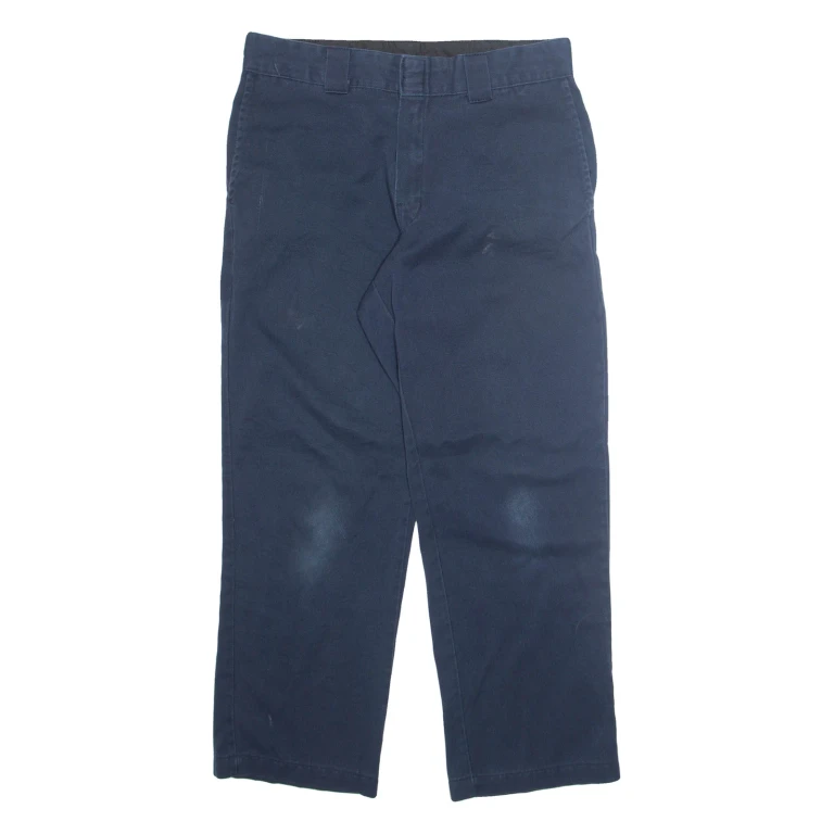DICKIES Chino 874 Mens Trousers Blue Regular Straight W32 L27
