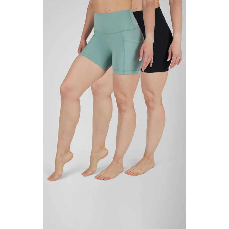 2 PK Wonderlink 5" Side Pocket Short and Basic Short