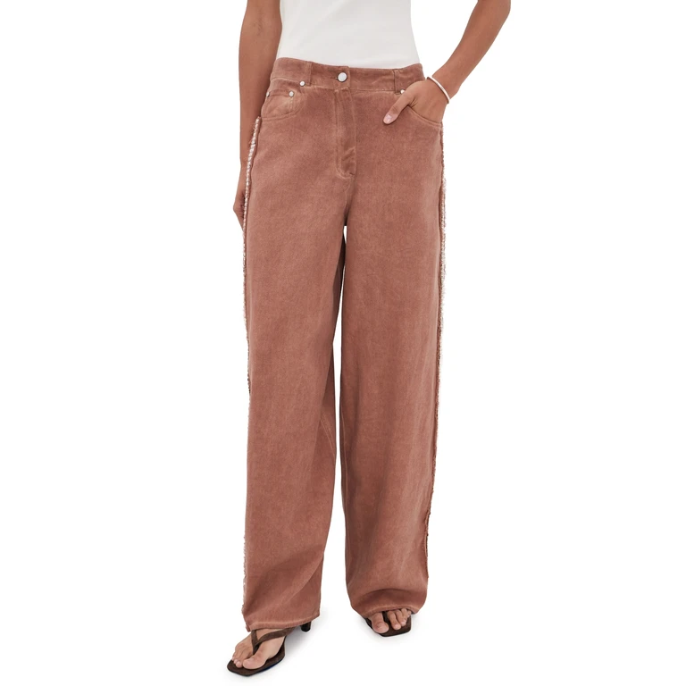 ESSENTIEL ANTWERP Jeeper Studded Pants Faded Plum 34