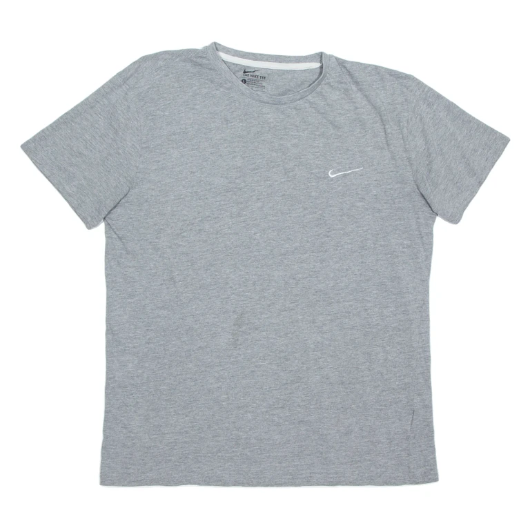 NIKE Mens T-Shirt Grey L