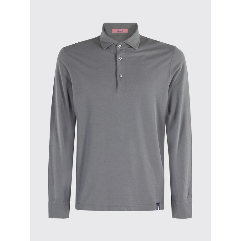 DRUMOHR Polo Shirt Men color Smoke Grey (DTJ204B669)