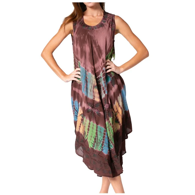 Sakkas Tasanee Caftan Tank Dress / Cover Up