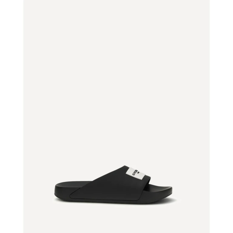 GIVENCHY Rubber logo Slippers Female 37