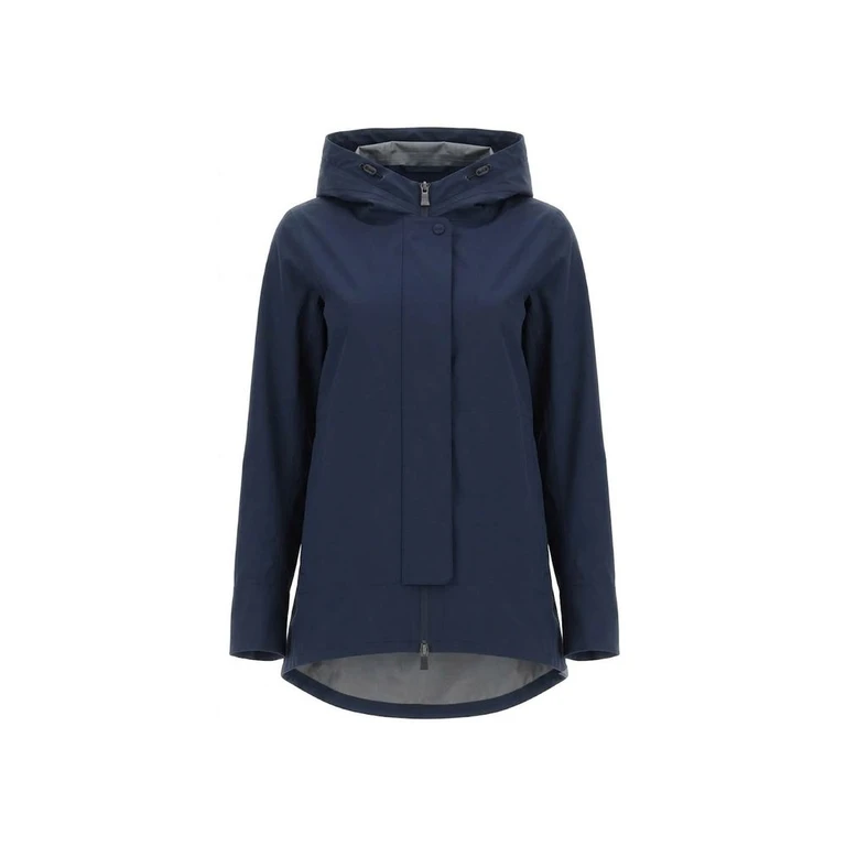 Blue Polyester Shell Jacket Clothing - Women
