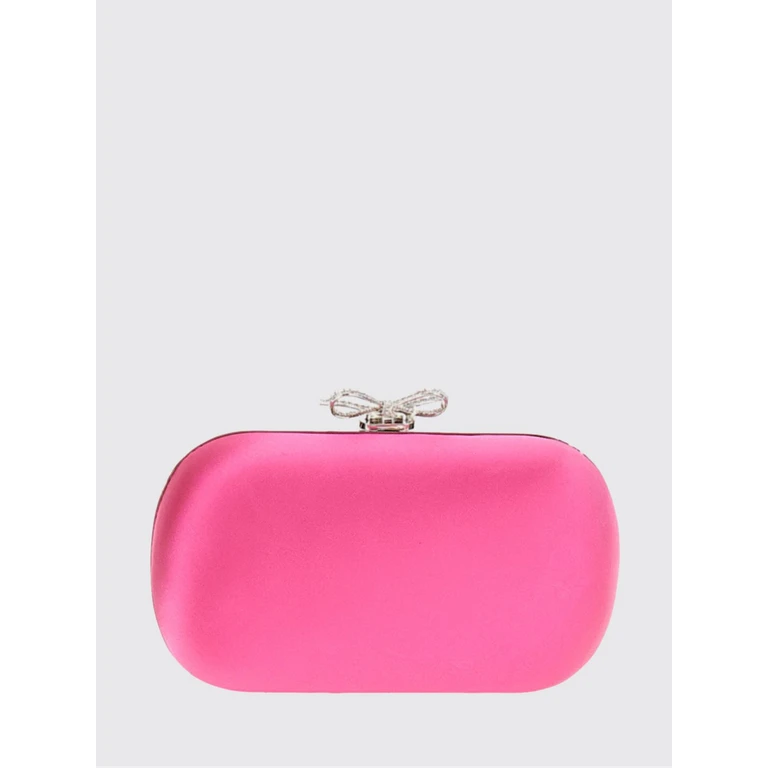 Pochette satin ovale Self-Portrait