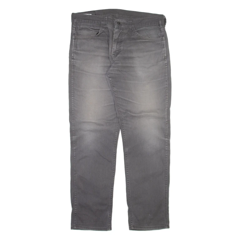 LEVI'S 511 Mens Trousers Grey Slim Straight W32 L30