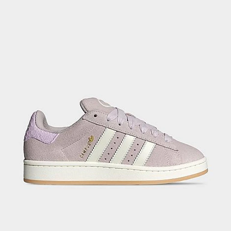 adidas Women's Originals Campus 00s Casual Shoes in Ice Purple/Off White/Powder Plum Size: 5.0