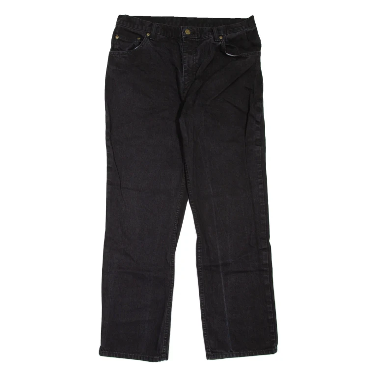 WRANGLER Hero Mens Jeans Black Regular Straight W33 L30