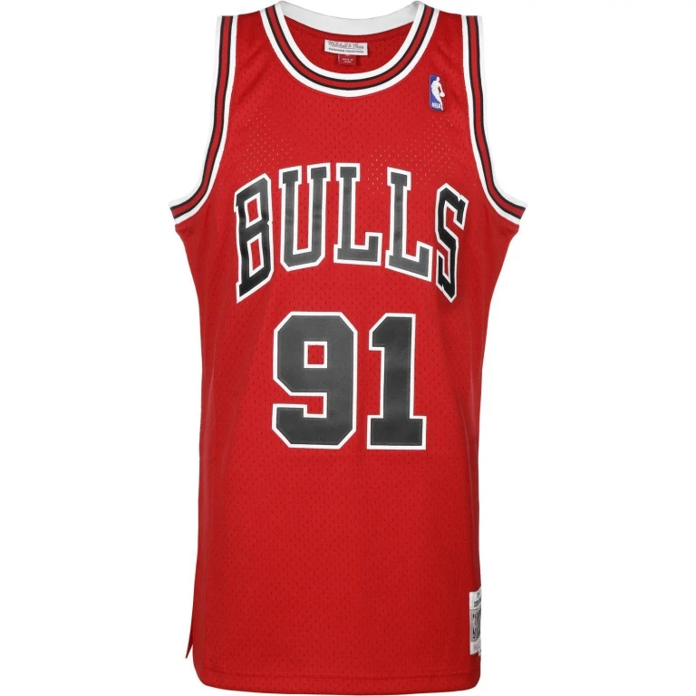 Men's NBA Swingman Road Jersey Bulls 97 Dennis Rodman Jerseys