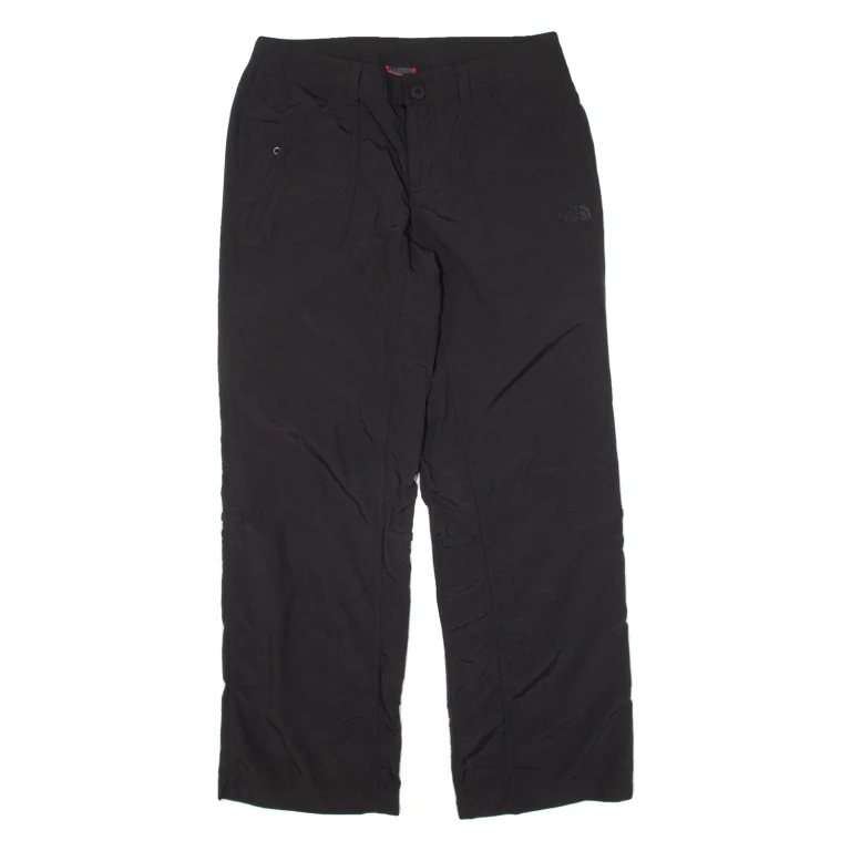 THE NORTH FACE Womens Trousers Black Relaxed Straight Nylon W30 L28