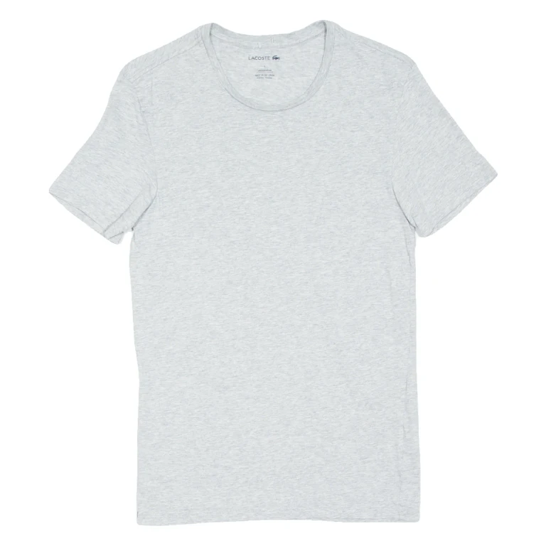 LACOSTE Sleepwear Mens T-Shirt Grey S