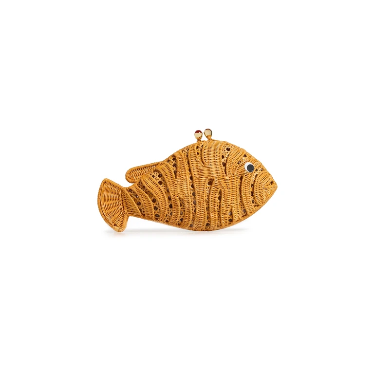 Serpui Robin Fish Clutch Lt Honey One Size