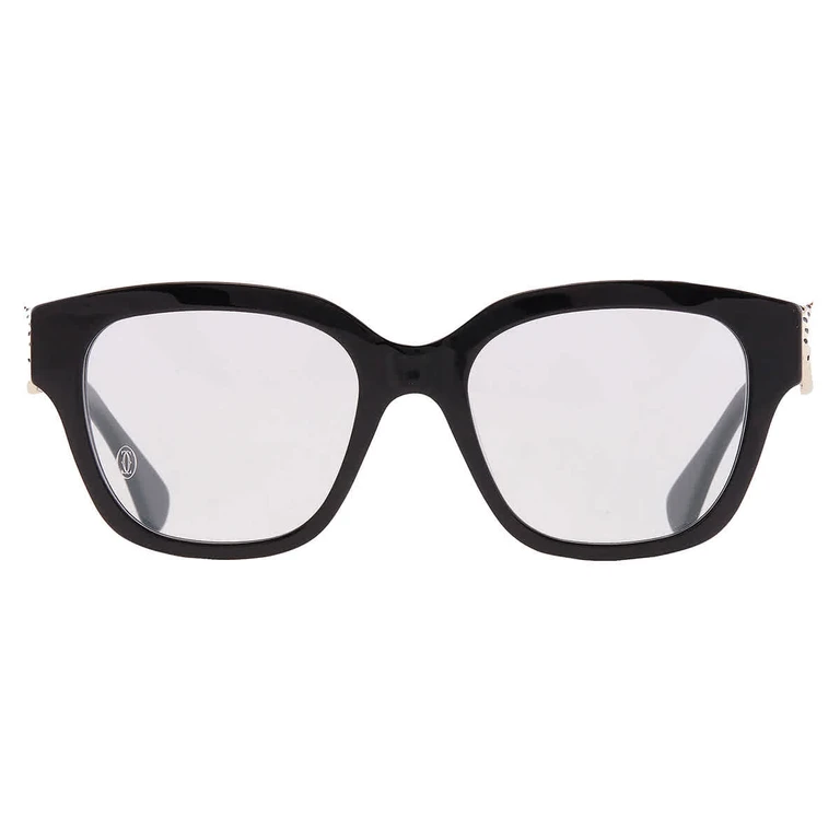 Cartier Panthere de Cartier Demo Square Ladies Eyeglasses CT0566O 005 53