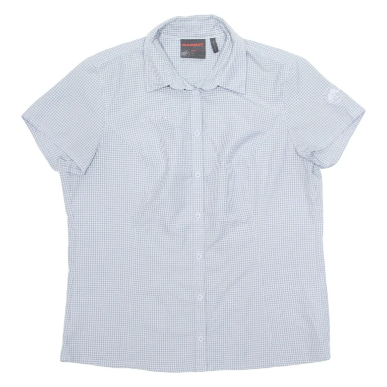 MAMMUT Womens Shirt Blue Check L