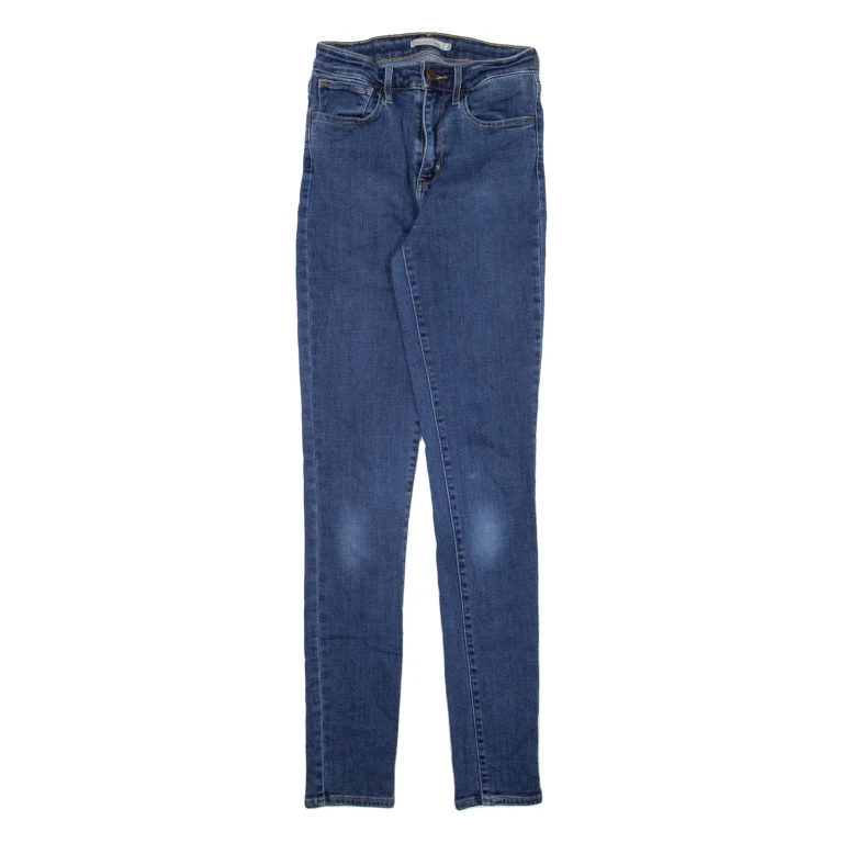 LEVI'S 721 High Rise Womens Jeans Blue Slim Skinny W24 L32
