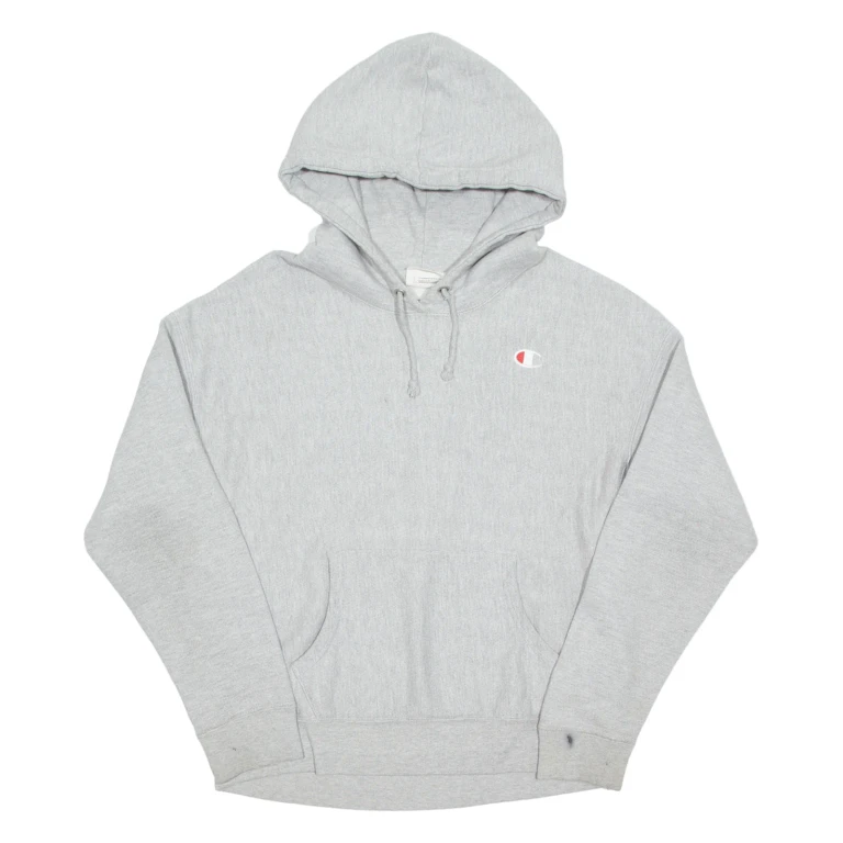 CHAMPION REVERSE WEAVE Womens Grey Hoodie L